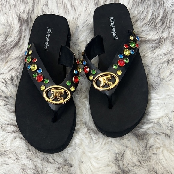 Jeffrey Campbell
Iconics Black Gold Leather - Picture 8 of 9